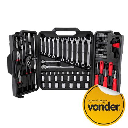 Imagem de Caixa De Ferramenta Completa 954/vonder 110 Pçs Profissional