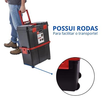 Imagem de Caixa de Ferramentas 18" Com Rodas Forte Resistente Worker