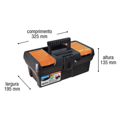 Imagem de Caixa De Ferramentas Granite Pro Média Com 13 Polegadas