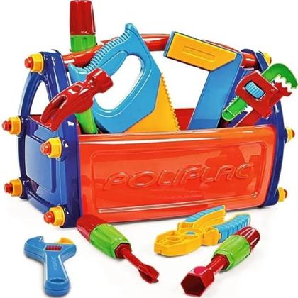 Imagem de Caixa de Ferramentas Infantil com 21 Peças Poliplac