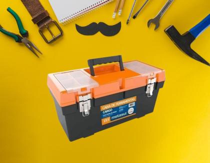 Imagem de Caixa De Ferramentas Metasul Cargo 19.5 Grande E Reforçada