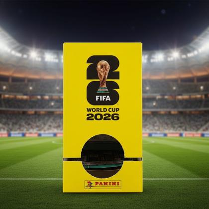 Imagem de Caixa de Figurinhas da Copa Original com 100 Envelopes Lacrados para Coleção