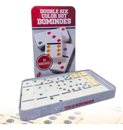 Imagem de Caixa de Jogo de Dominó com 28 Peças Material De alta Qualidade