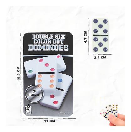Imagem de Caixa de Jogo de Dominó com 28 Peças Material De alta Qualidade