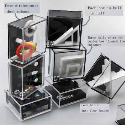 Imagem de Caixa de jogo de quebra-cabeça Caixa de jogo de descompressão LIANGGE Fidget Box