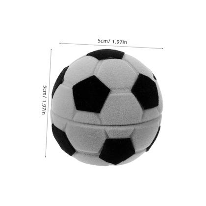 Imagem de Caixa de joias STOBAZA Football Ring Box Proposta em formato de futebol