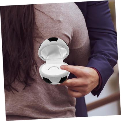 Imagem de Caixa de joias STOBAZA Football Ring Box Proposta em formato de futebol