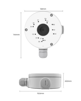 Imagem de Caixa de junção REOLINK B10 para câmeras Bullet B400, RLC-510A