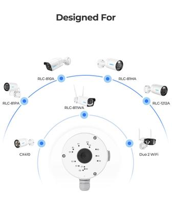 Imagem de Caixa de junção REOLINK B10 para câmeras Bullet B400, RLC-510A