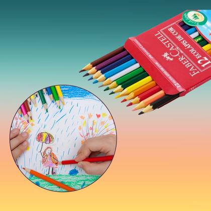 Imagem de Caixa de lapis com 12 cores lvm ecolapis faber- castell