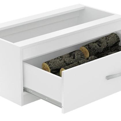 Imagem de Caixa de Lenha Embutida CL N1 Branco - Completa Moveis