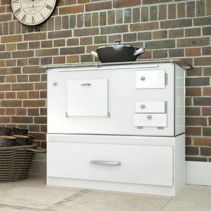 Imagem de Caixa de Lenha Embutida CL N1 Branco - Completa Moveis