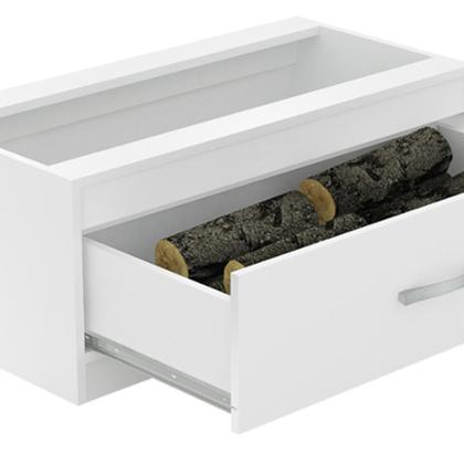 Imagem de Caixa de Lenha Embutida CL N2 Branco - Completa Moveis