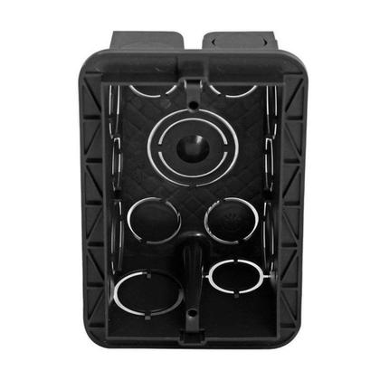 Imagem de Caixa de Luz 4X2 Retangular Preta Cemar Legrand