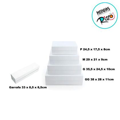 Imagem de Caixa de Papel Rígido Retangular Rosa Bebê com Ímã - 1 unidade - Cromus - Rizzo