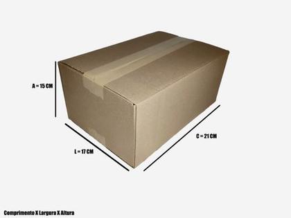 Imagem de Caixa De Papelão Embalagens Para Correio Sedex 21x17x15 30cx