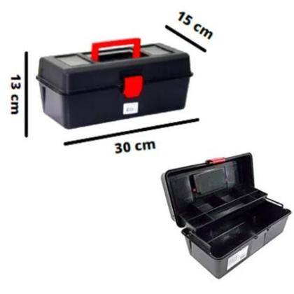 Imagem de Caixa De Pesca Com Material De Pescaria Completa