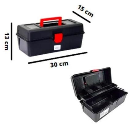 Imagem de Caixa De Pesca Com Material De Pescaria Completa