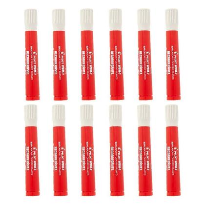 Imagem de Caixa de Pincel Marcador para Quadro Branco Recarregável WBM-7 12 Unidades Vermelho - Pilot