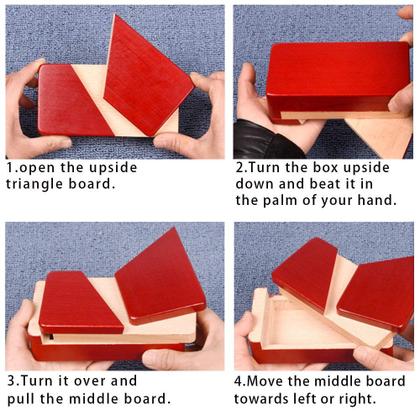 Imagem de Caixa de quebra-cabeça Blovec Impossible Secret Opening com gaveta