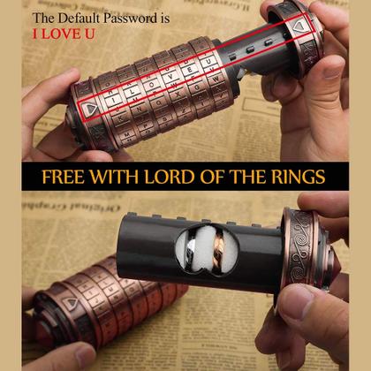 Imagem de Caixa de quebra-cabeça Rainling Cryptex Da Vinci Code Mini com compartimentos