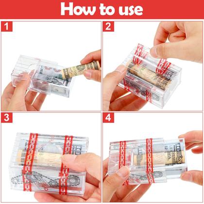 Imagem de Caixa de quebra-cabeça Sumind Transparent Magic Box 4 peças