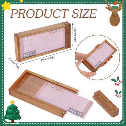 Imagem de Caixa de quebra-cabeça Yilloog Money for Cash Gift ATM com porta-moedas, pacote com 4