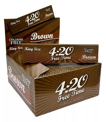 Imagem de Caixa De Seda 4:20 Free Time Brown King Size