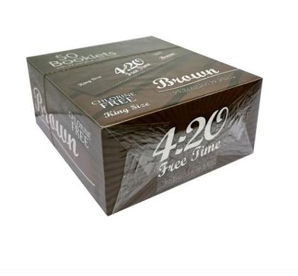 Imagem de Caixa De Seda 4:20 Free Time Brown King Size