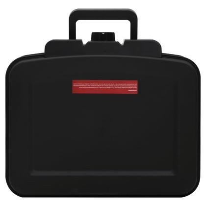 Imagem de Caixa de segurança vidaXL preta de polipropileno portátil impermeável à prova de fogo