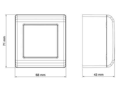 Imagem de Caixa de Sobrepor com 1 Interruptor Simples 10 A 250 V e 1 Tomada 2P+T 10 A 250 V Tramontina LizFlex