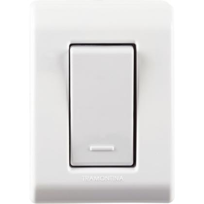 Imagem de Caixa de Sobrepor com 1 Interruptor Simples 10 A 250 V Tramontina LizFlex Branca