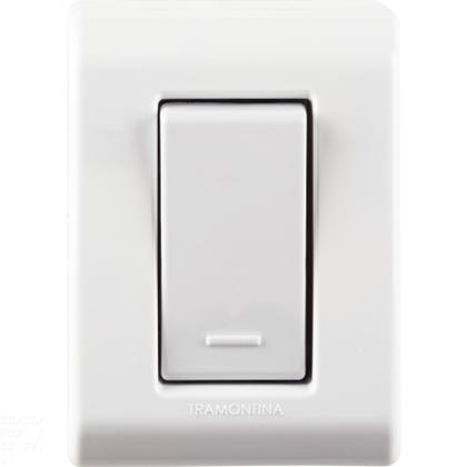 Imagem de Caixa de Sobrepor com 1 Interruptor Simples 10 A 250 V Tramontina LizFlex Branca