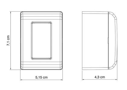 Imagem de Caixa de Sobrepor com 1 Tomada 2P+T 20 A 250 V Tramontina LizFlex com Vermelha e Branca
