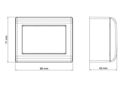 Imagem de Caixa de Sobrepor com 3 Tomadas 2P+T 20 A 250 V Tramontina LizFlex Branca
