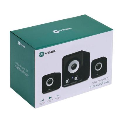Imagem de Caixa De Som 2.1 Standard Way 11W - Cxst11W Vinik