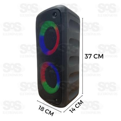 Caixa De Som 20W Botão de Grave Grasep D-4232 - Caixas de Som