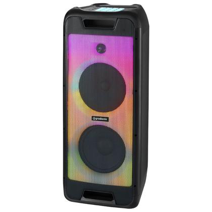 Imagem de Caixa De Som 500W Microfone Bivolt Led Gradiente Potente