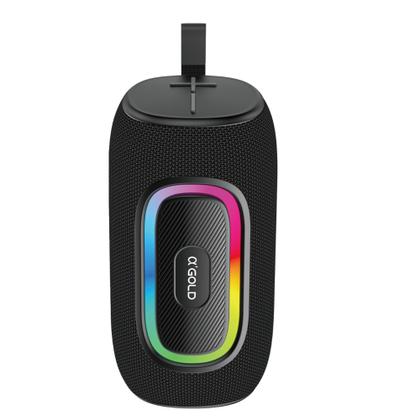 Imagem de Caixa De Som A'gold Led Portátil Alça  Sem Fio Bluetooth SM-10