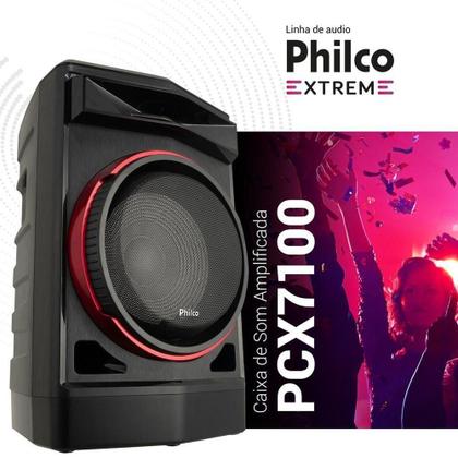 Imagem de Caixa De Som Acústica Philco Extreme 750W Ex Bass PCX7100 Preta Bivolt