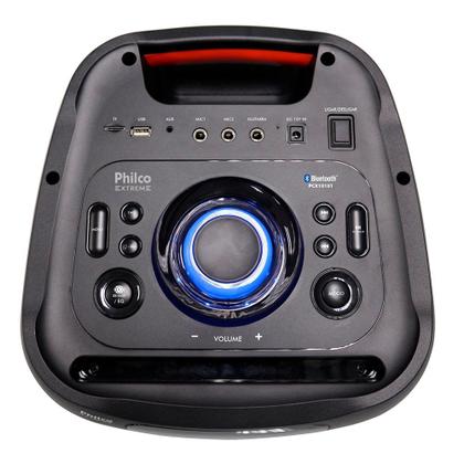 Imagem de Caixa de Som Acústica Philco PCX10101, 2000W RMS, Bateria Interna (até 20h), Bluetooth e TWS, Preto - 56603810