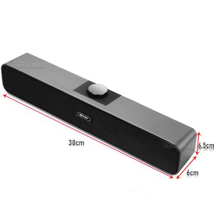 Imagem de Caixa De Som Alto Falante Potente Para Pc Notebook Computador Soundbar P2 USB 2.0