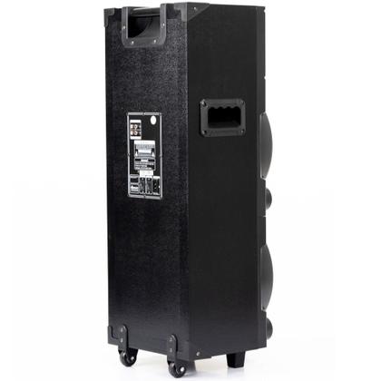 Imagem de Caixa de som amplificada 1100W RMS com 2 Woofers 8" Luz Led e Bluetooth - Black ACA 1101 (110V/220V)