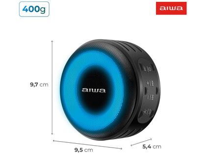 Imagem de Caixa de Som Amplificada Aiwa Mini Speaker AWSSP02  7 Modos de Luz, Bluetooth, 200W RMS, Preto