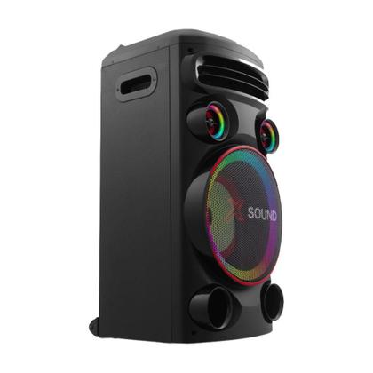Imagem de Caixa de Som Amplificada Aiwa Torre Som AWS-T1W-01B  Entrada USB, Bluetooth, Preto, 1500W