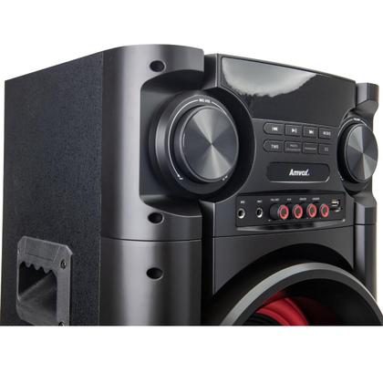 Imagem de Caixa De Som Amplificada Amvox ACA 1300 NewX 2 Woofer ALTO FALANTE 10" SFM