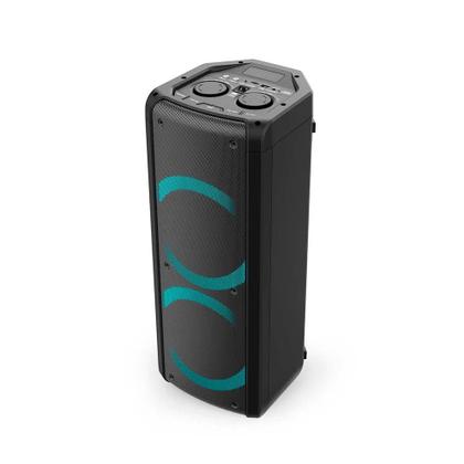 Imagem de Caixa de Som Amplificada com Bluetooth, USB, Micro SD e 2 Woofers 600W Pulse - SP504
