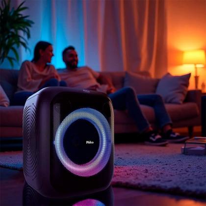 Imagem de Caixa de Som Amplificada Philco PCX4800, 380W, Flash Lights - 56603792