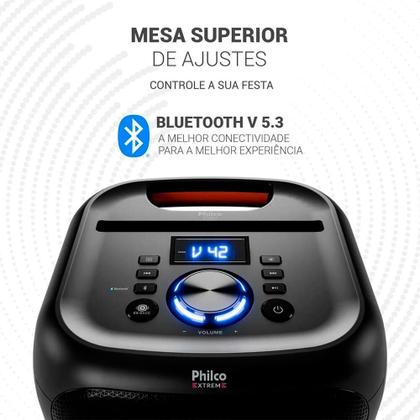 Imagem de Caixa de Som Amplificada Philco PCX4800, 380W, Flash Lights - 56603792