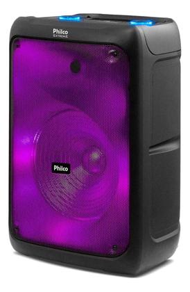 Imagem de Caixa De Som Amplificada Philco Pcx5200 600w Bluetooth Flash Led Com Alça Entrada Aux Usb Microfone Cartão Micro Sd BivoltPret